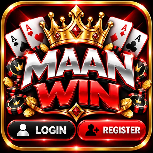 MAAN WIN red and gold crown artwork for maanwin-game